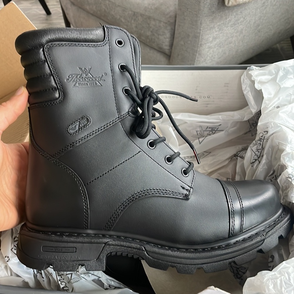 Thorogood Genflex side zip tactical duty boot size 11 wide